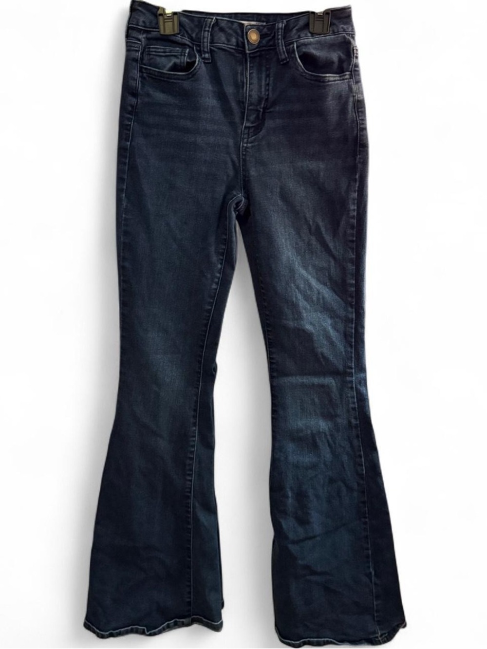 Women’s High-Rise Dark Blue Flare Jeans